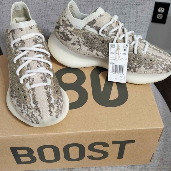 Yeezy Boost 380 Pyrite NWT - Picture 2 of 6